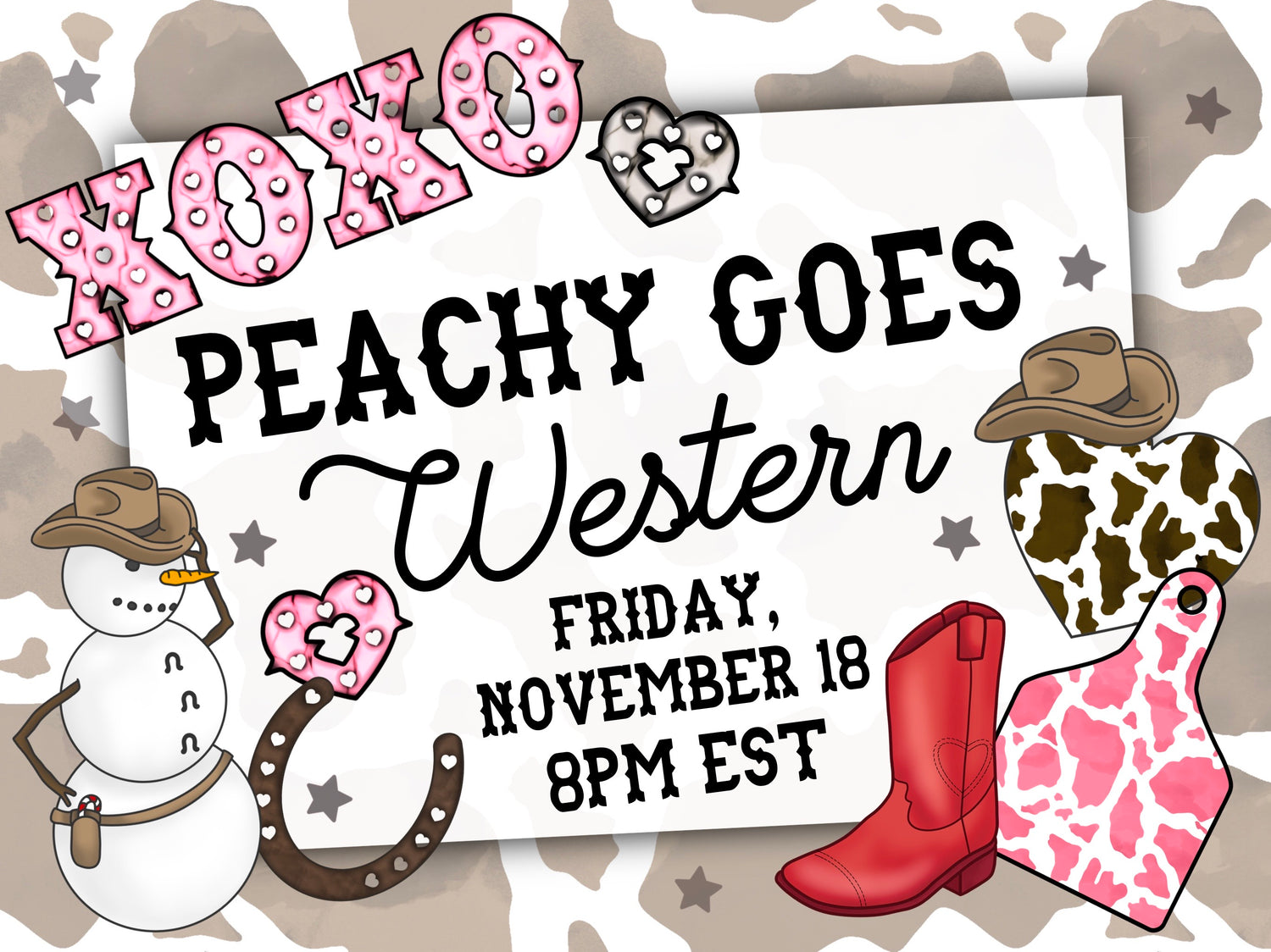 Peachy Goes Western