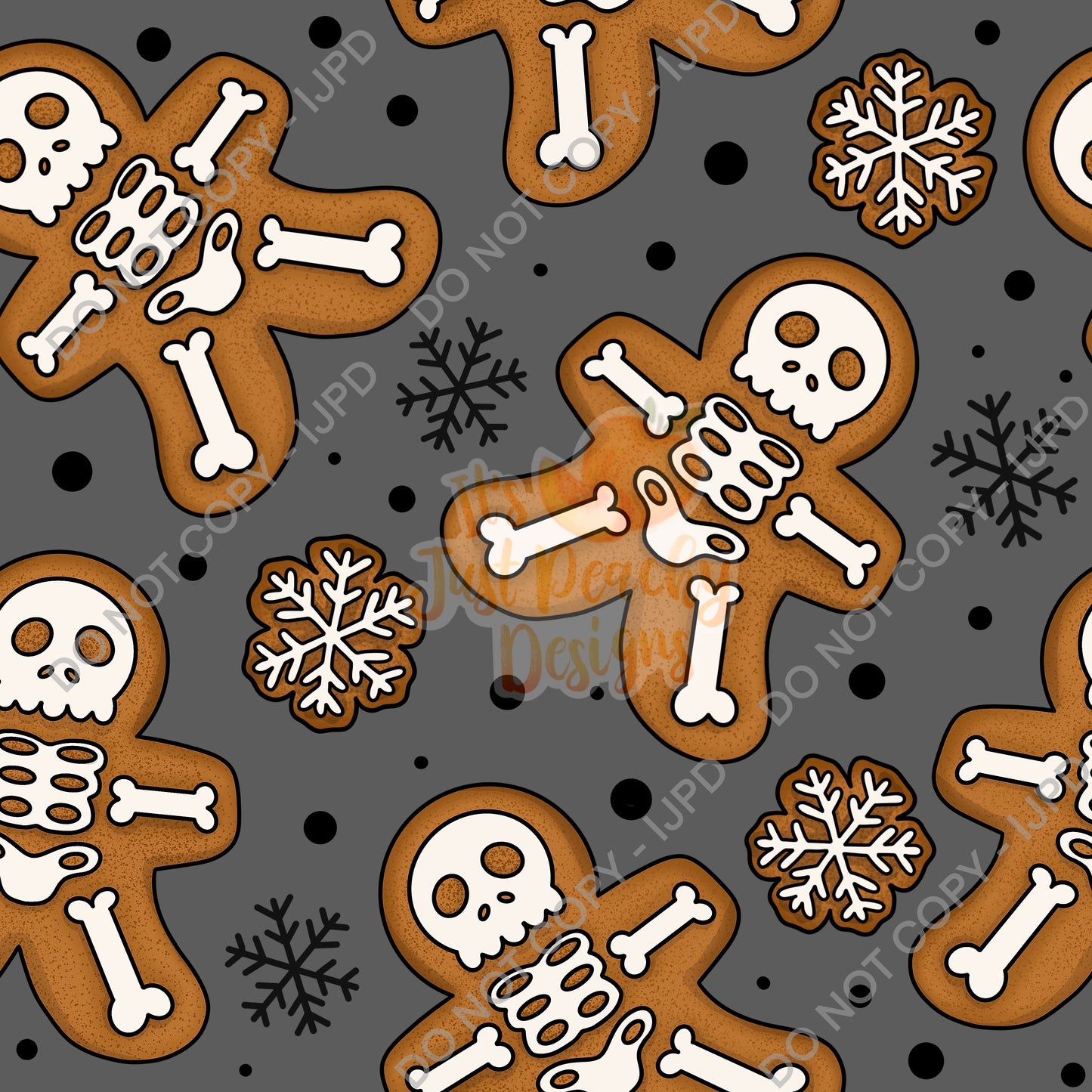 Gingerbread - Multiple Colors - Spooky Christmas