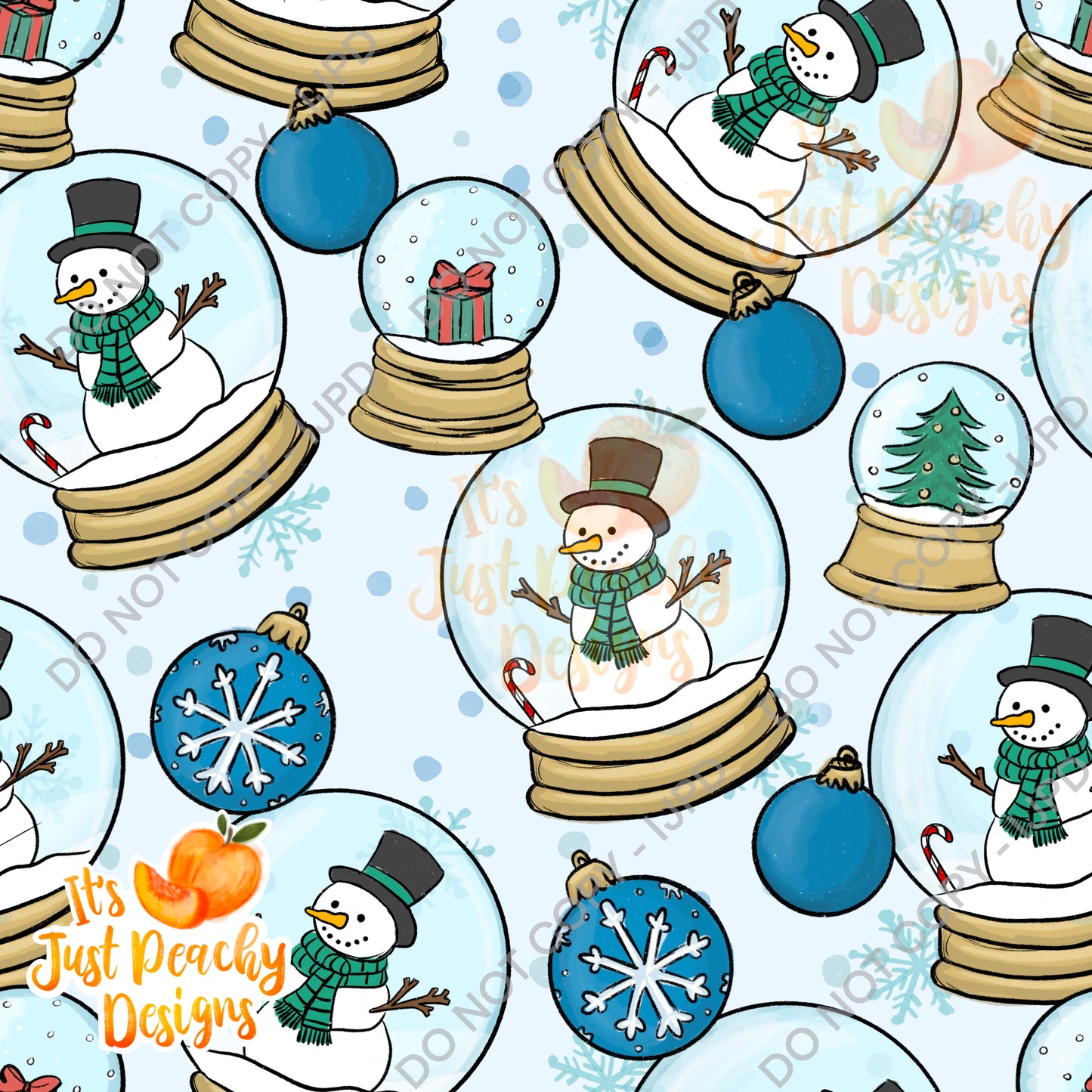 SnowGlobe Snowman - Multiple Colors