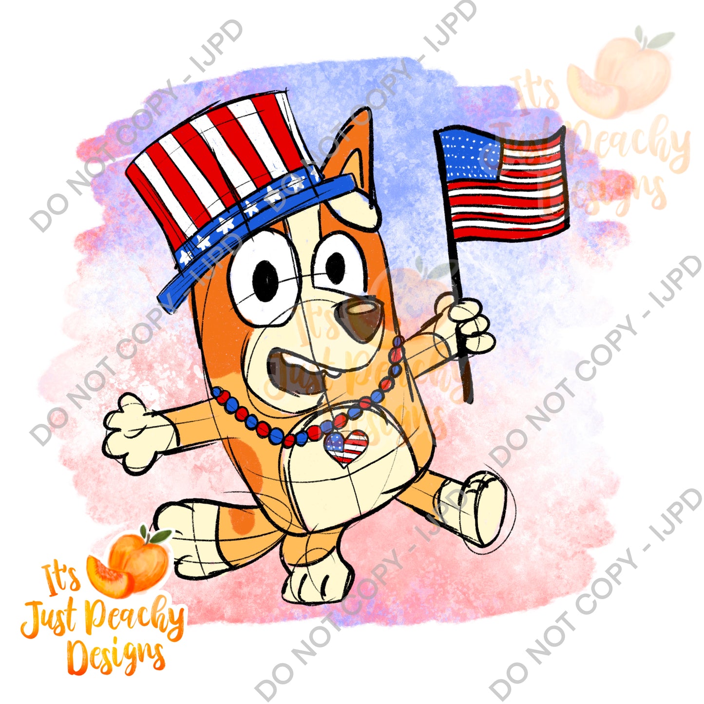 Patriotic FoJ Dog Family PNG - Multiple Options