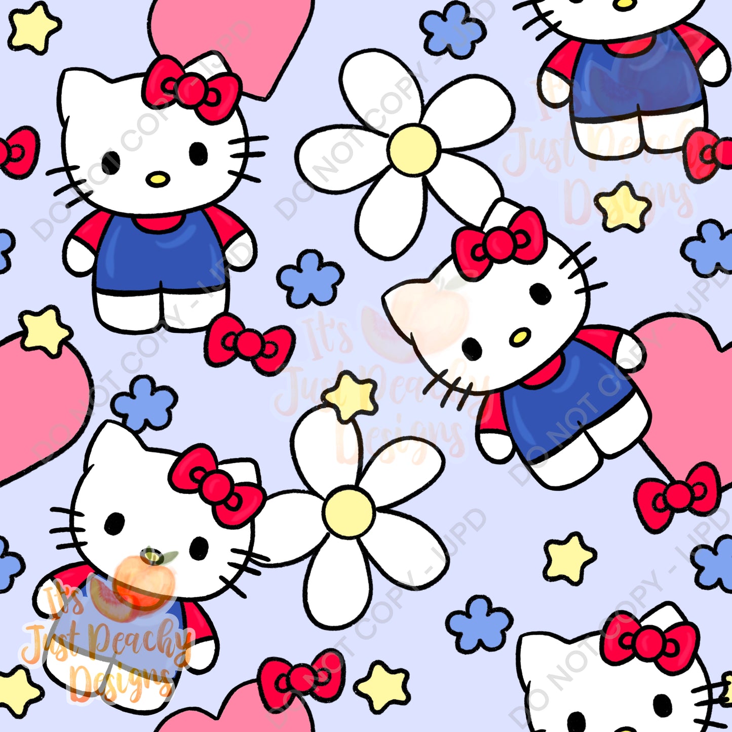 Flowers and Bows Kitty - Multiple Colors