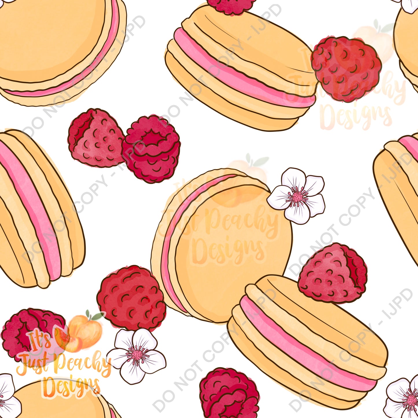 Raspberry Macarons - Multiple Colors