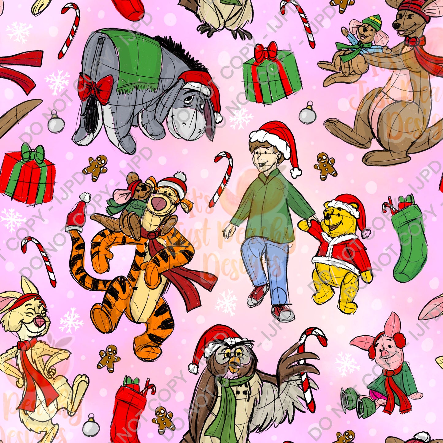 Christmas Wooded Acre Friends