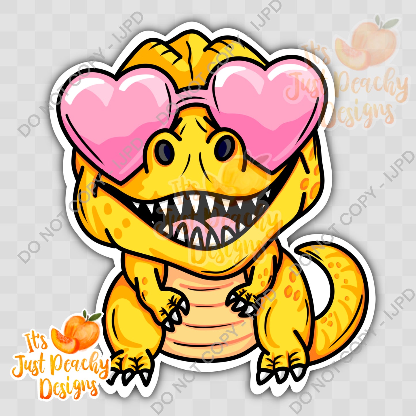 PNG Dino Sticker Style