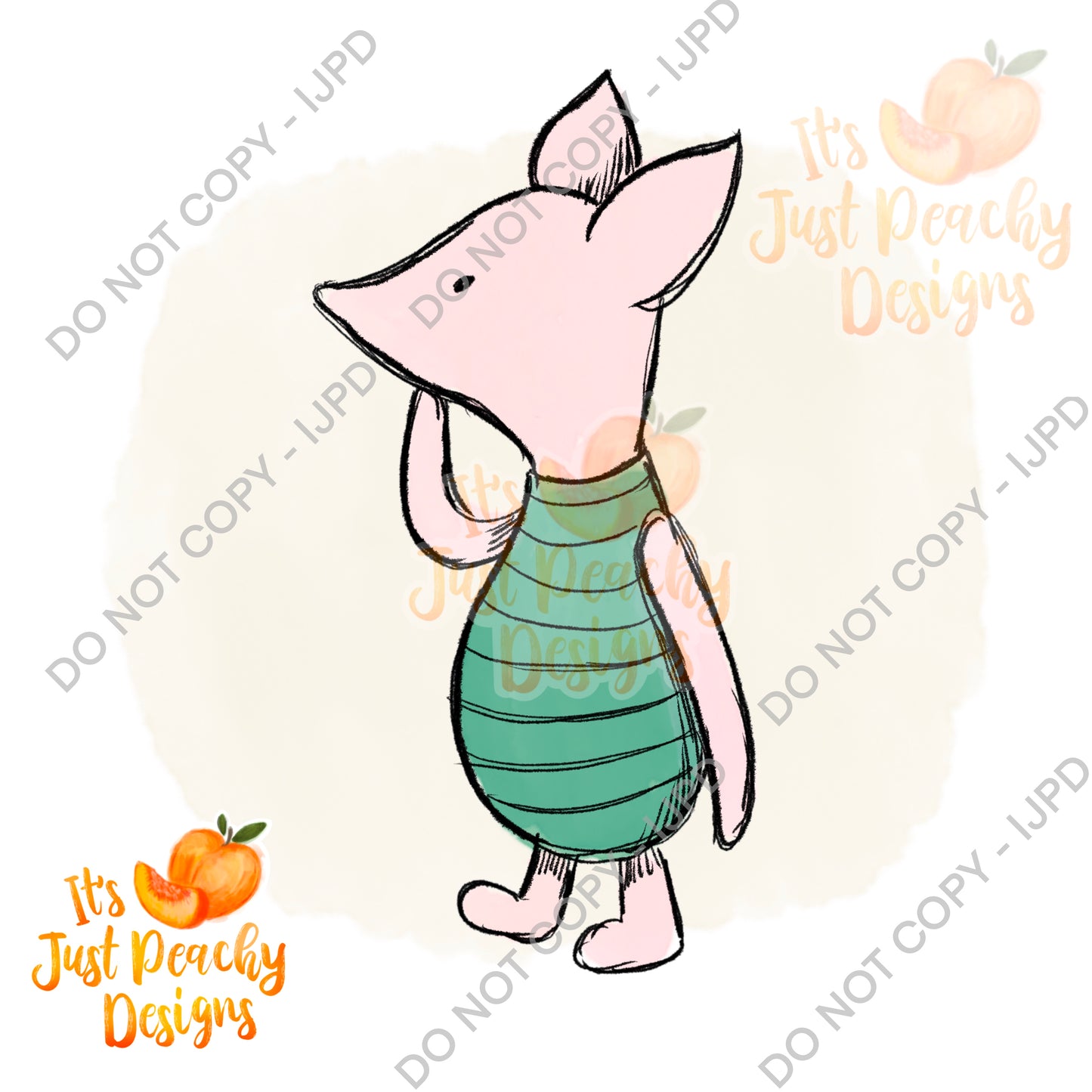 Classic Piglet PNG