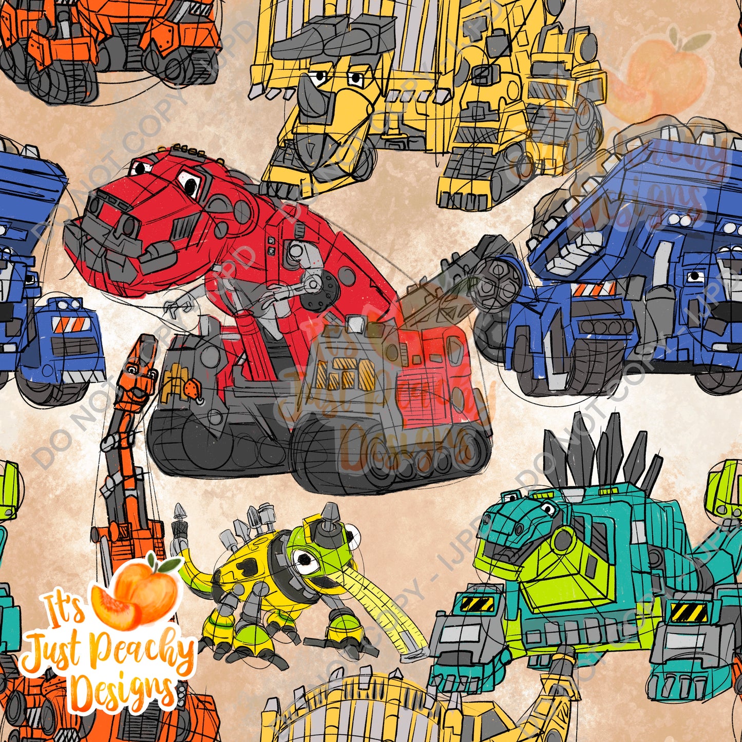 Dinosaur Trucks - Limited Exclusive