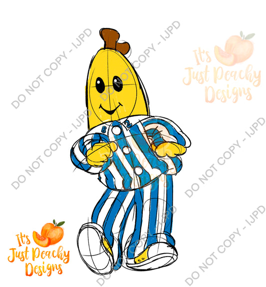 Sleepwear Banana PNG 2