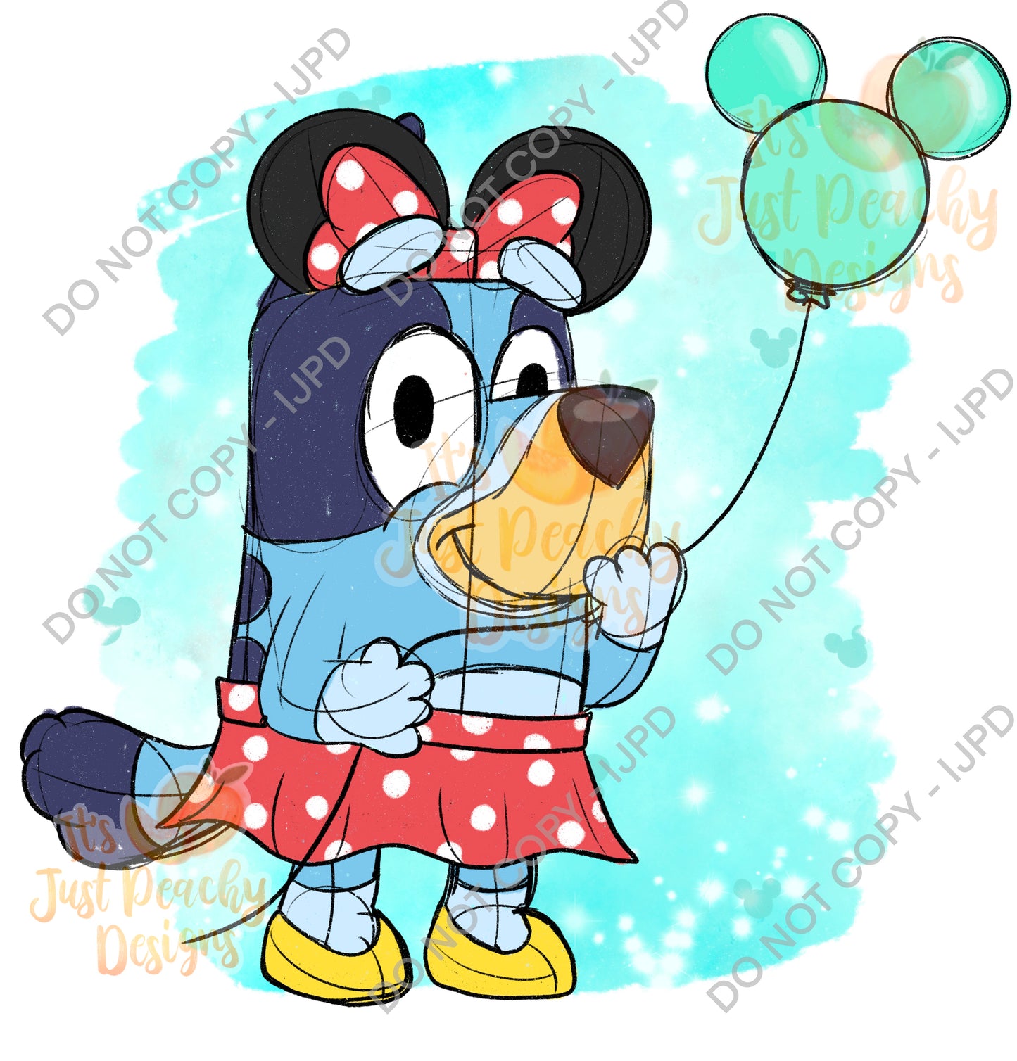 Sketchy Classic Friend Dog PNG- Multiple Colors