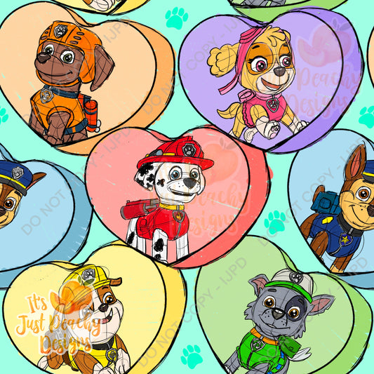 Hero Dog Hearts- Multiple Color Options