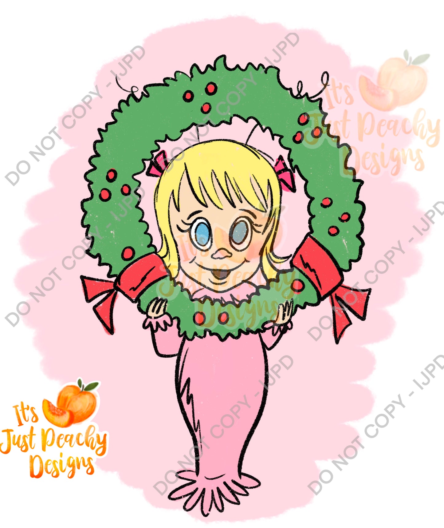 Christmas Girl PNG -Multiple Options