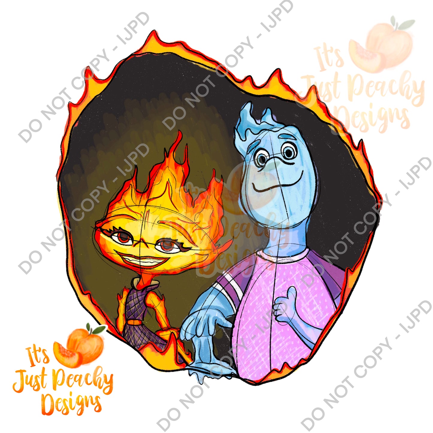 Fire and Water PNG