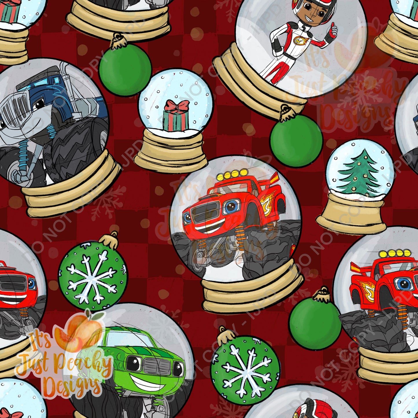 SnowGlobe MonsterTrucks - Multiple Colors