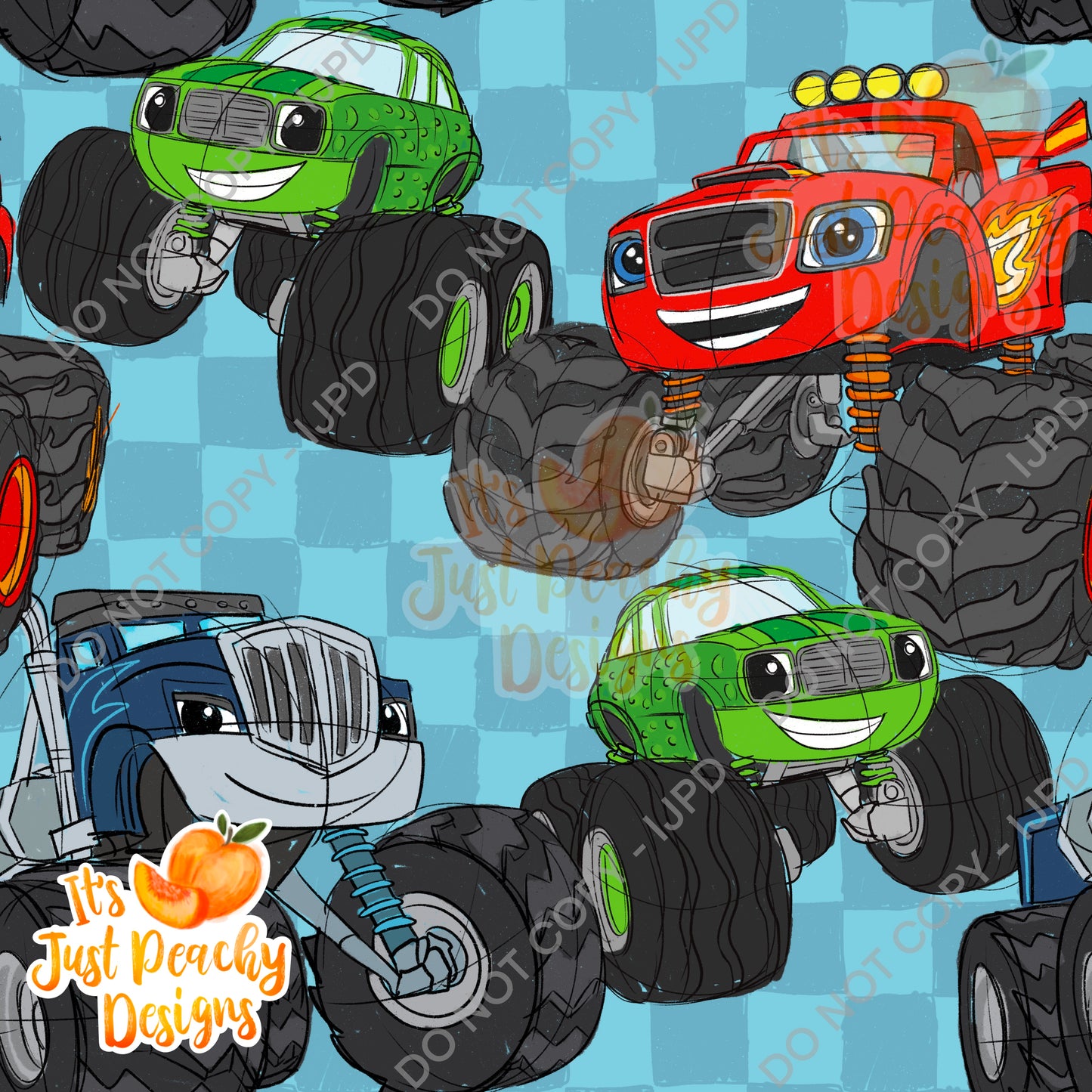 Monster Truck Friend - Multiple Colors