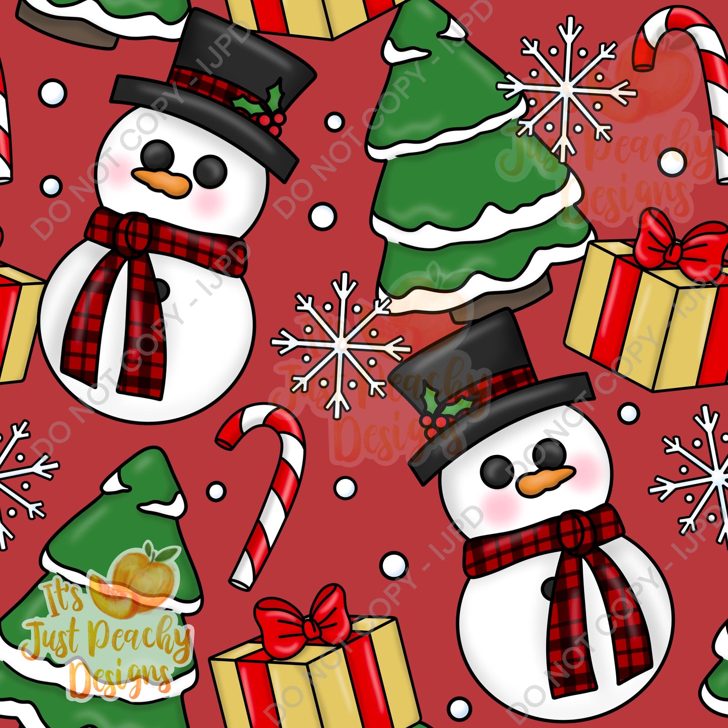 Winter Snowman - Multiple Colors