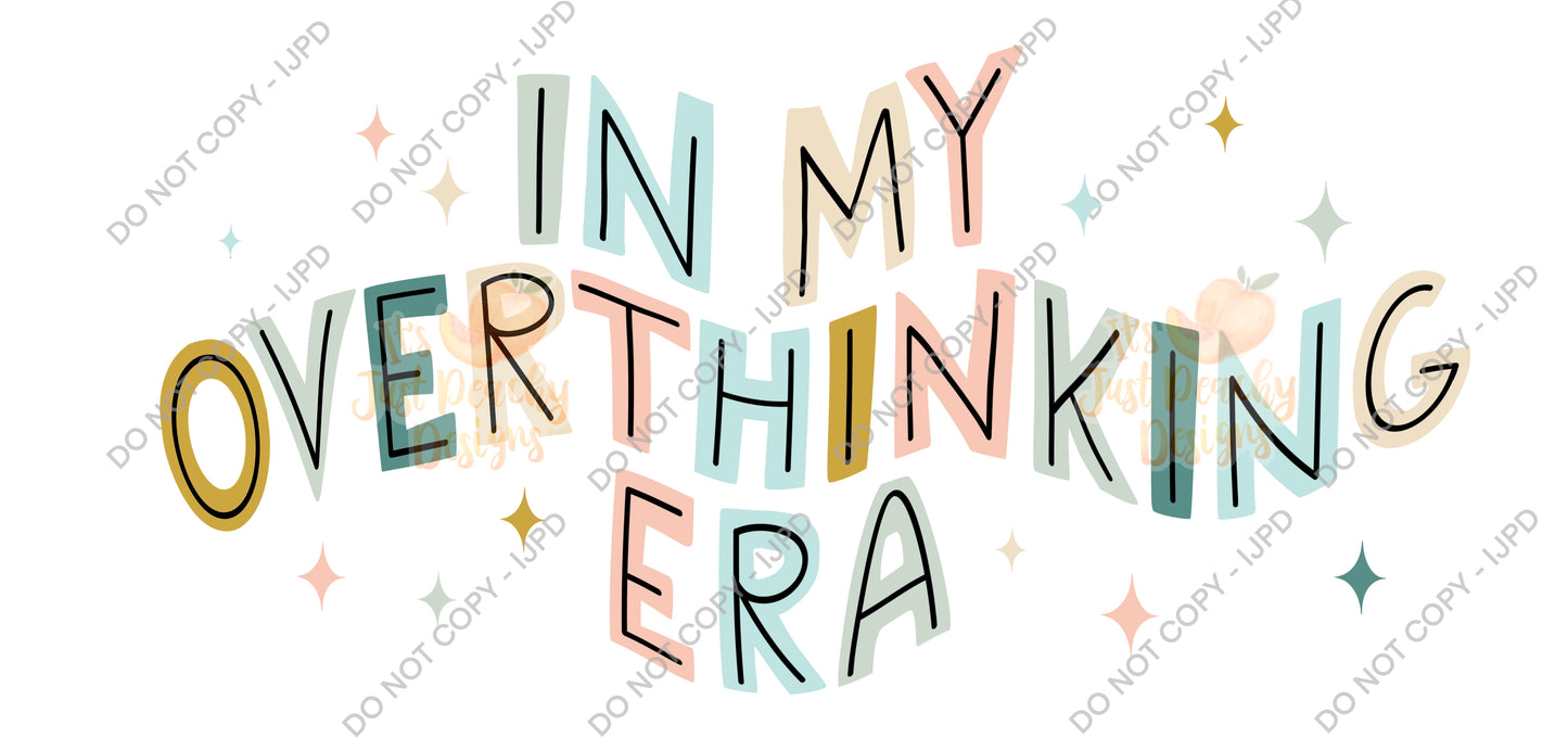 Overthinking Era - Seamless or PNG