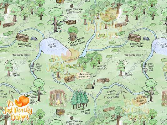 Wooded Acre Map