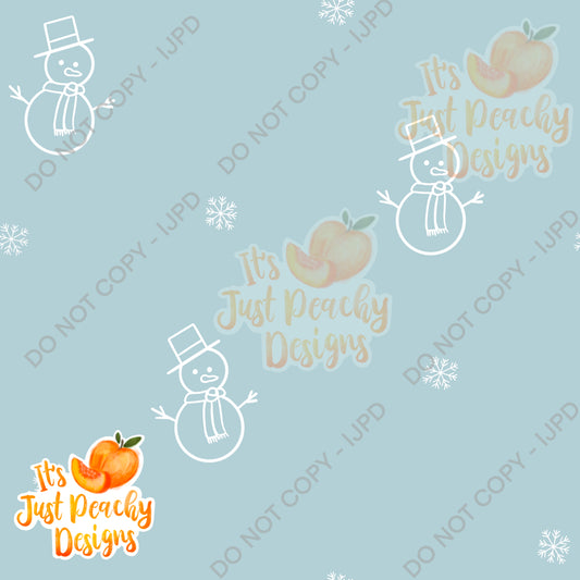 Simple Holiday Snowmen - Multiple Colors