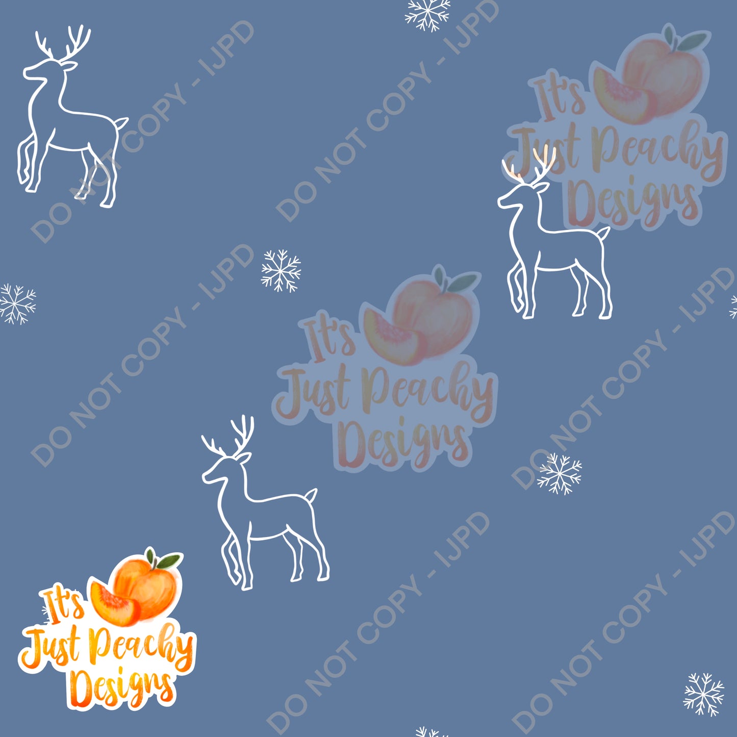 Simple Holiday Reindeer - Multiple Colors