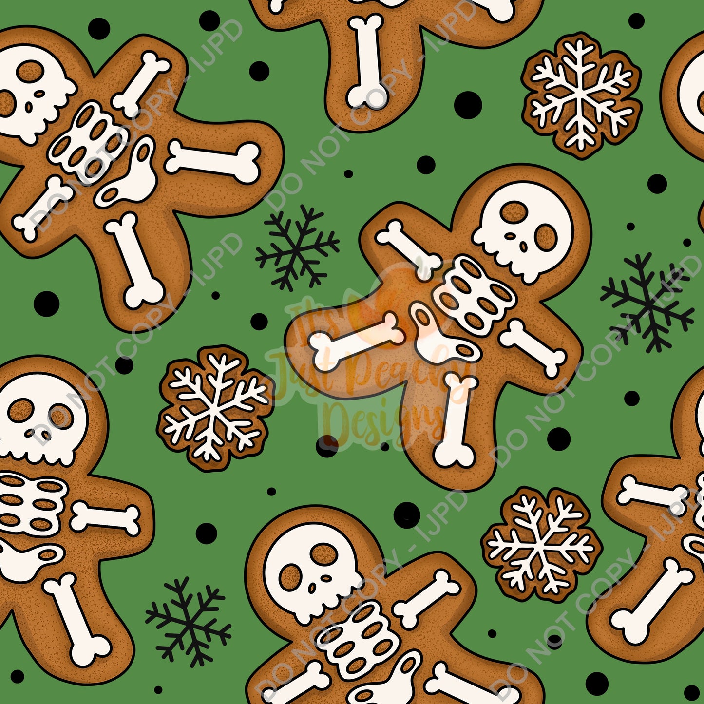 Gingerbread - Multiple Colors - Spooky Christmas