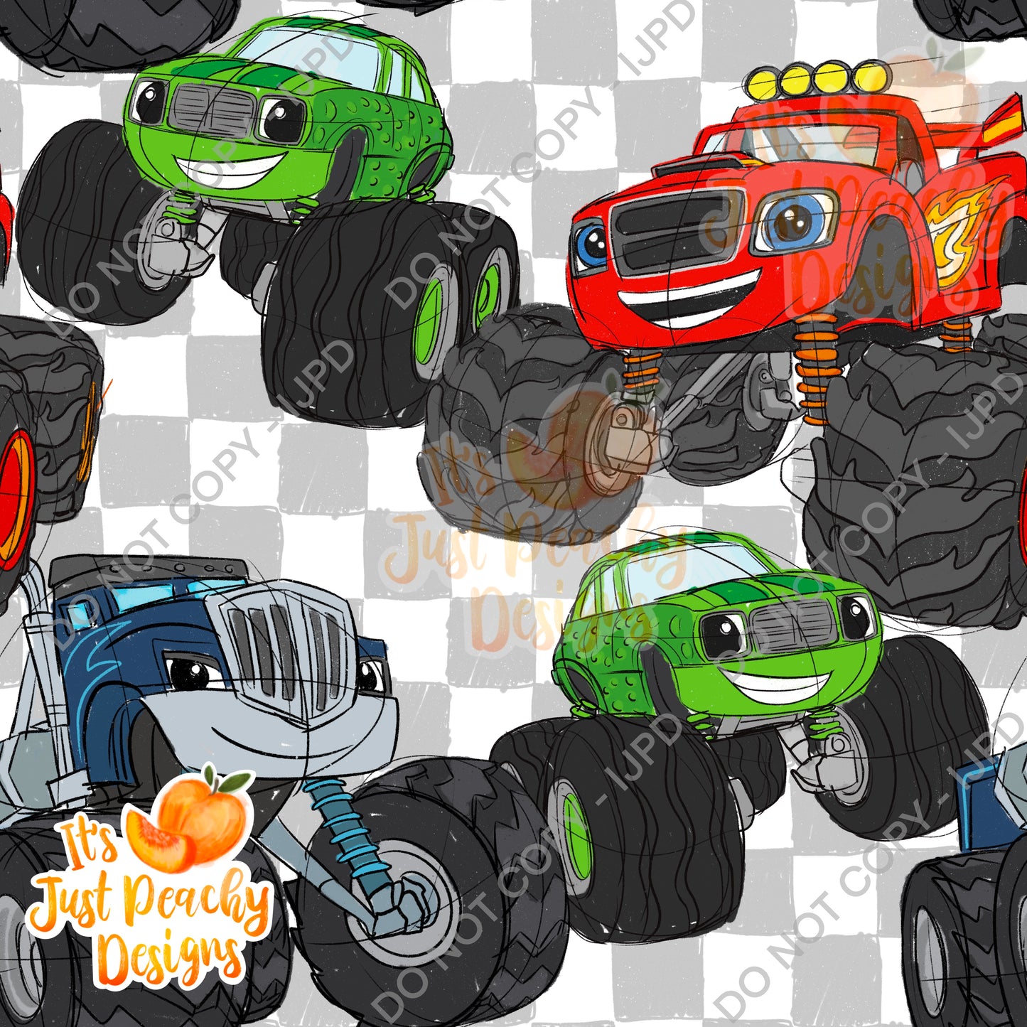 Monster Truck Friend - Multiple Colors