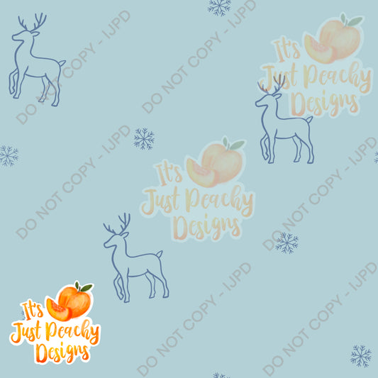 Simple Holiday Reindeer - Multiple Colors