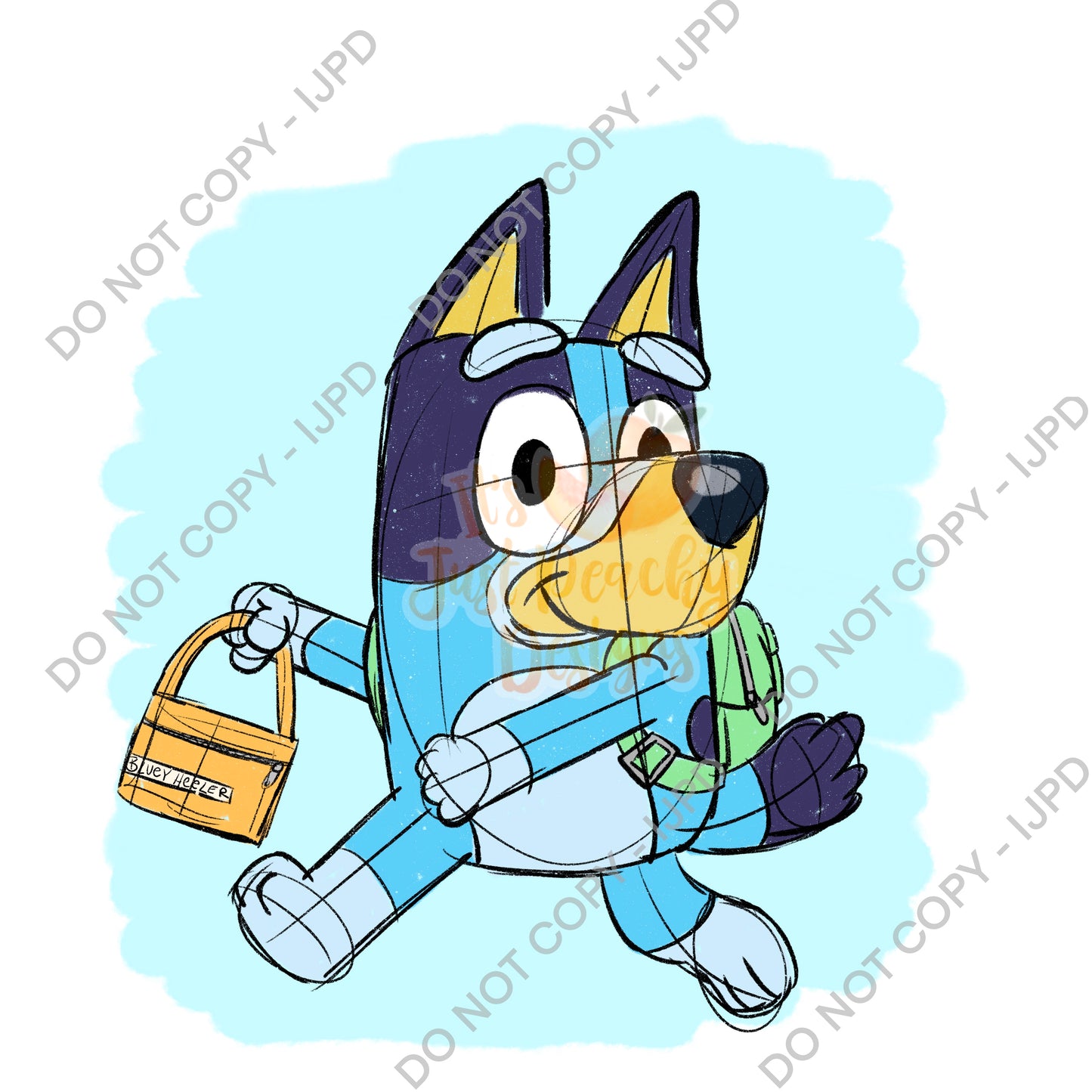 Sketchy School Dog PNG- Multiple Options