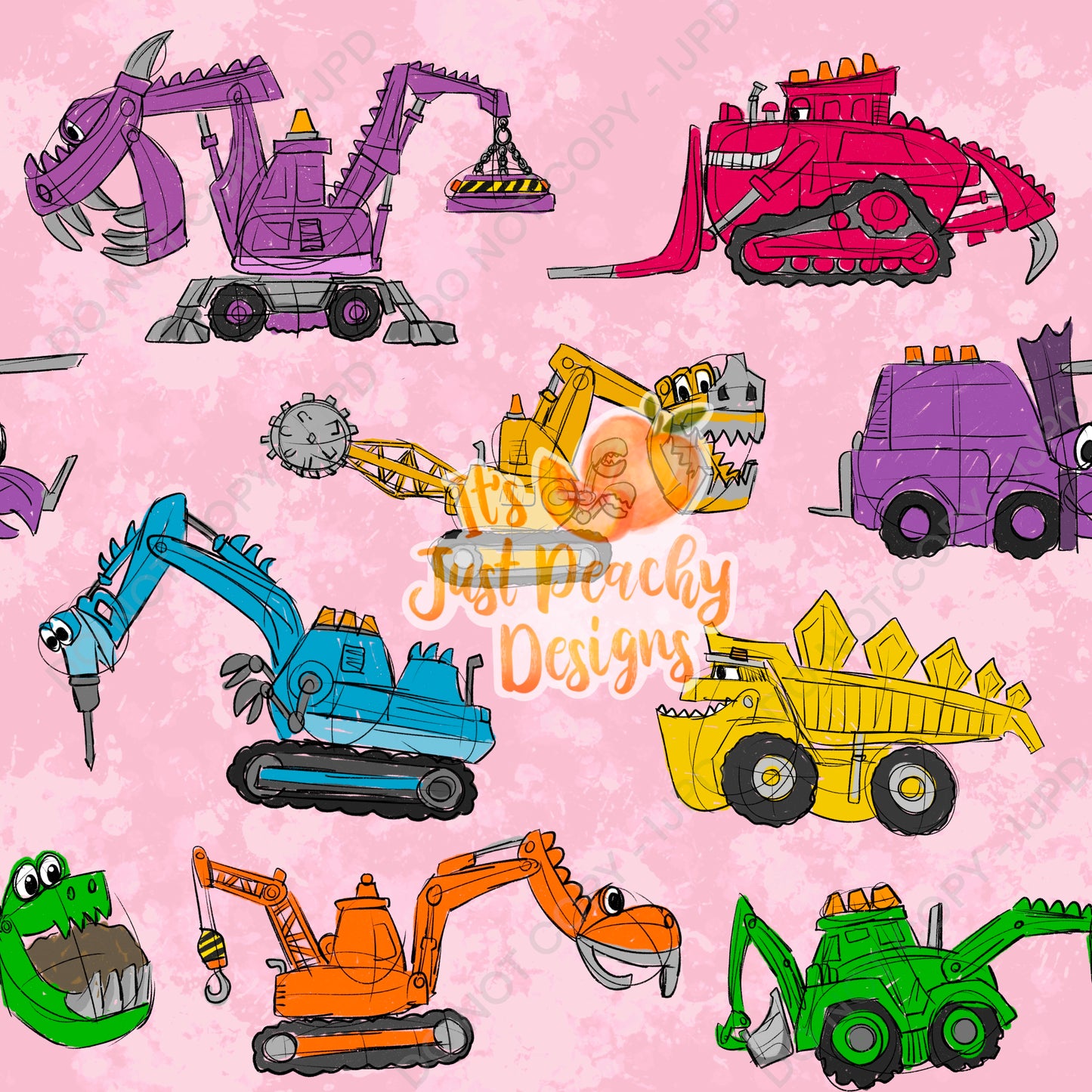 Construction Dinos- Multiple Colors