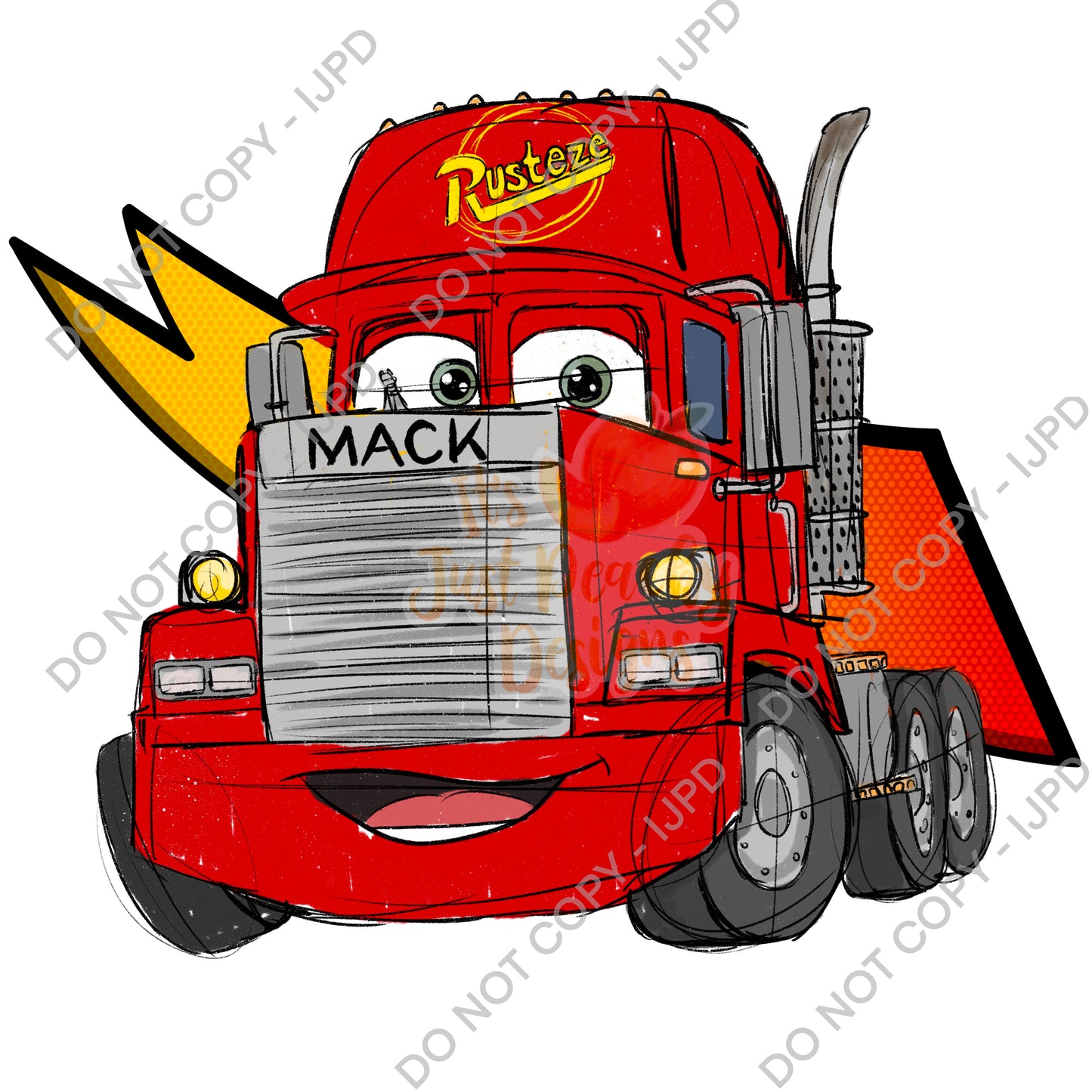 Sketchy Truck PNG