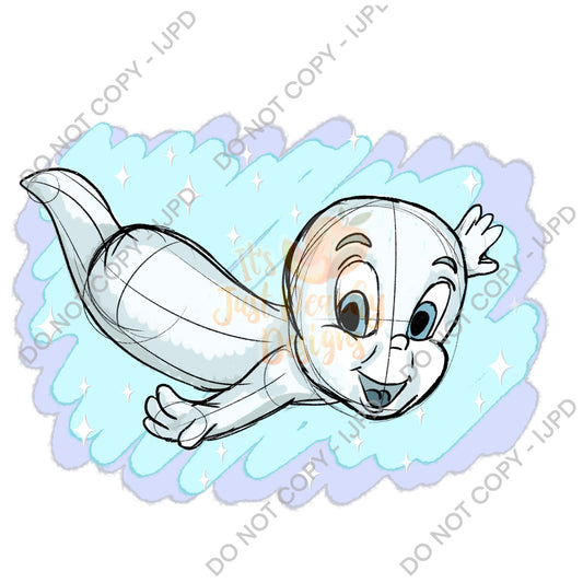 Friendly Ghost PNG 2 - Multiple Colors