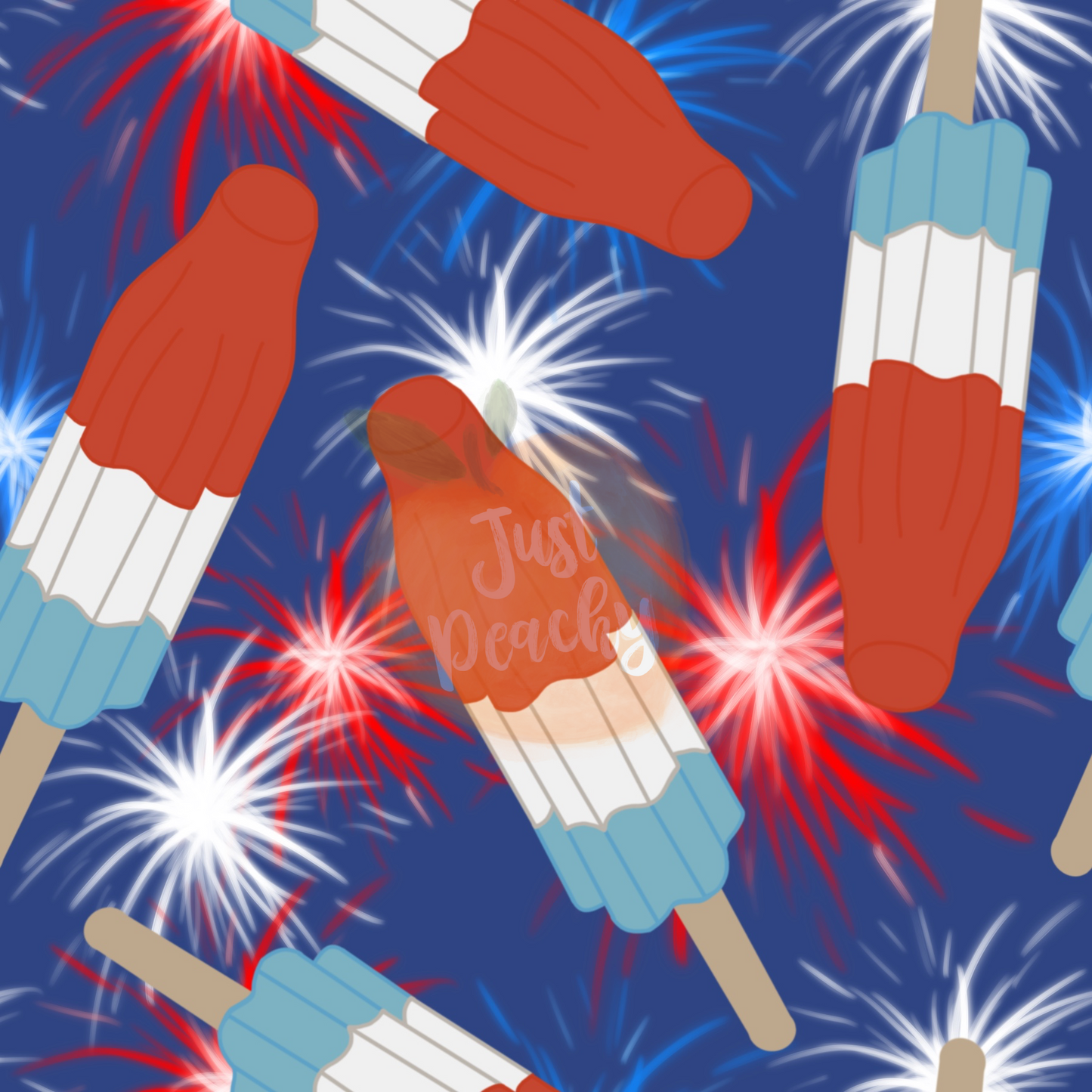 Firework Rocket Popsicles