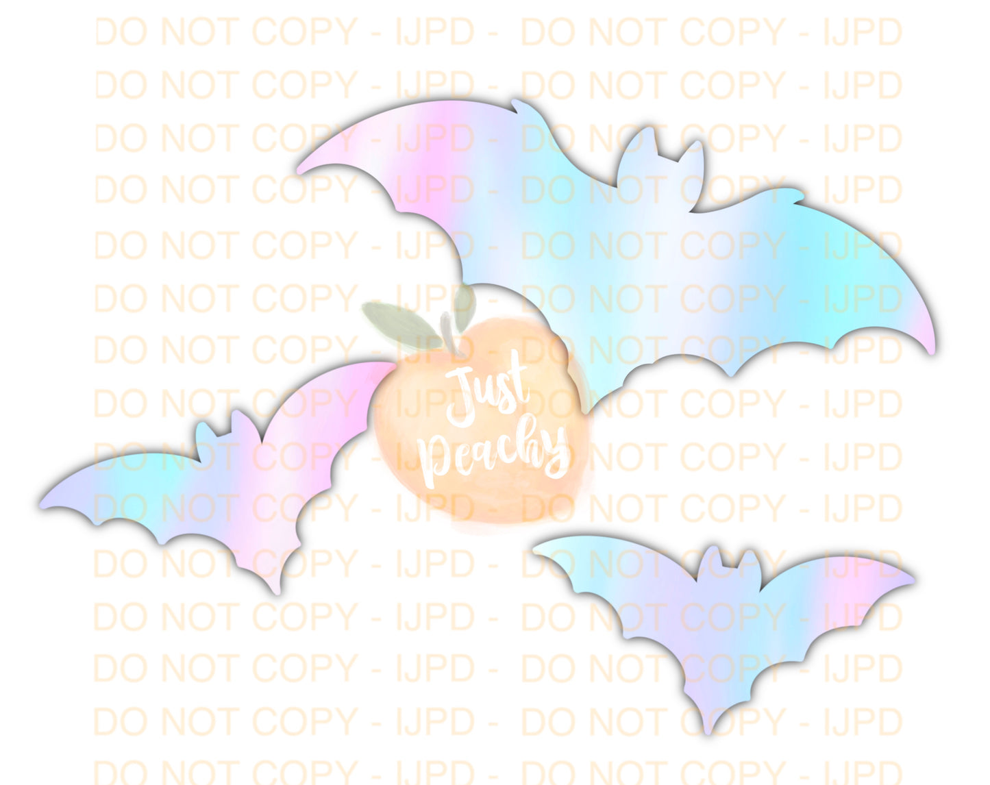 Holo  Bats PNG - Two Color Options