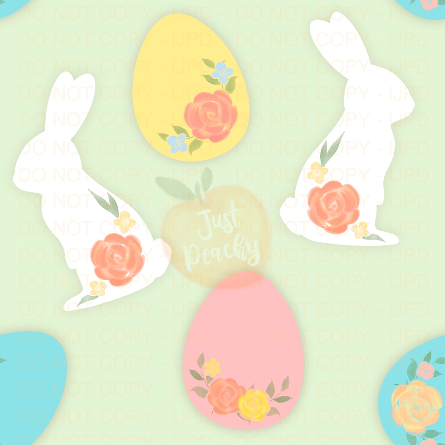 Floral Bunny - Multiple versions