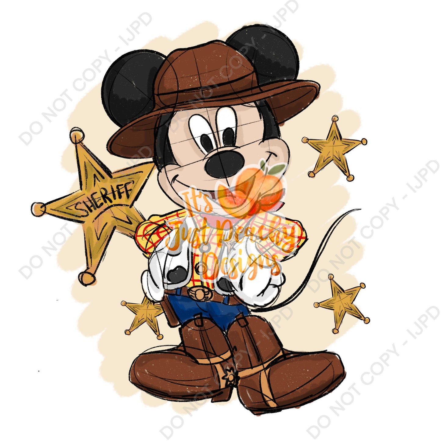 Western Mouse PNG - Multiple Colors