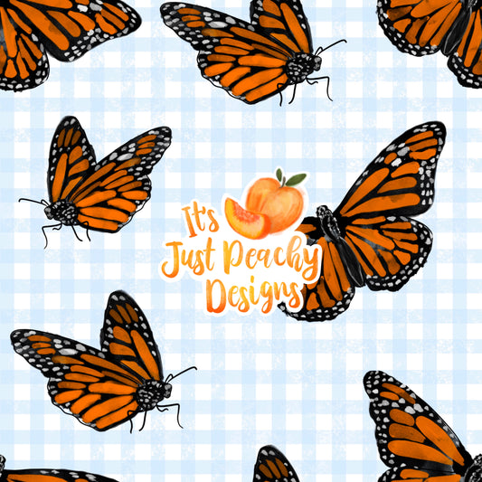 Gingham Butterflies - Multiple Colors