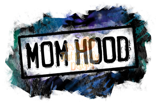 Galaxy Momhood PNG- Blue or Magenta