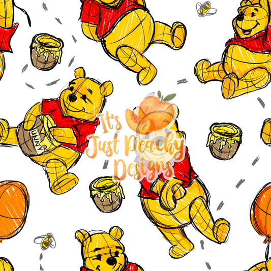 Silly Bear - Multiple Background Colors