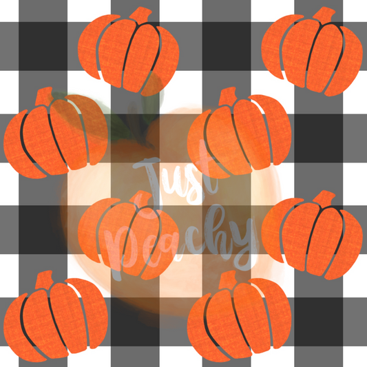 Buffalo Plaid Pumpkins