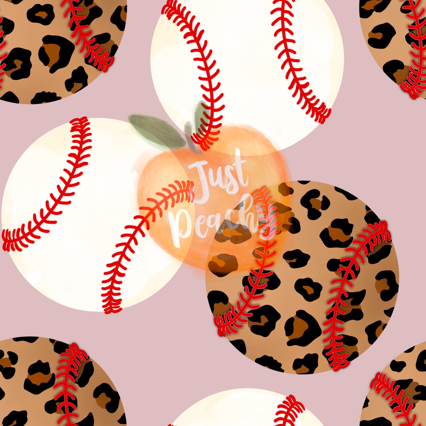 Leopard Baseballs - Multiple Colors