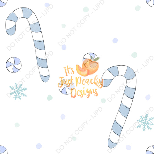 Add A Name File - Candy Canes - Multiple Colors