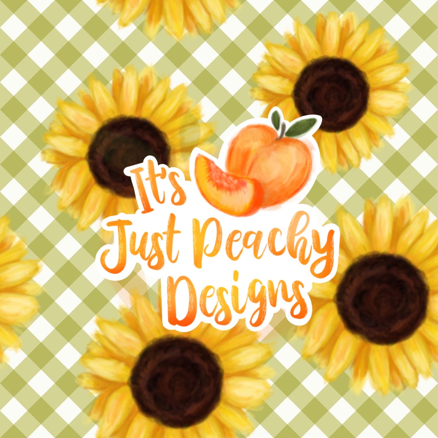 Gingham Sunflowers- Multiple Colors