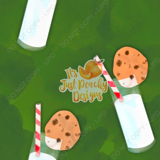 Add A Name File - Milk and Cookies - Multiple Colors