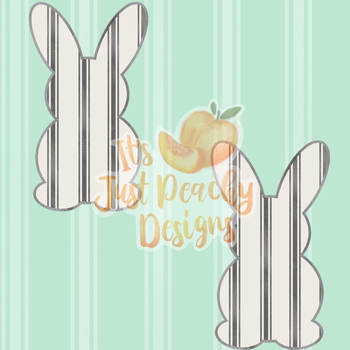 Striped Bunnies- Multiple Colors