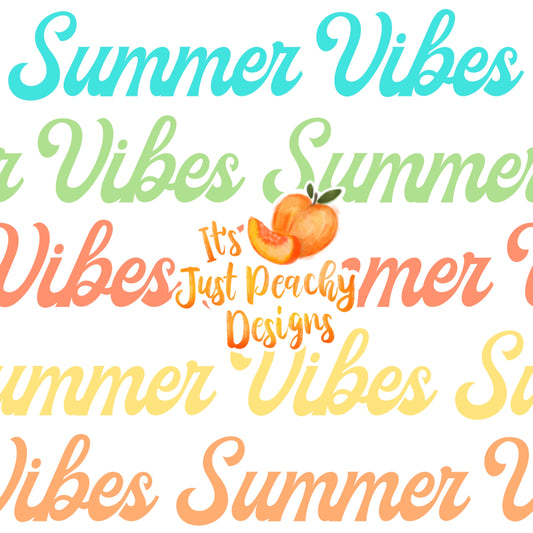 Summer Vibes - Multiple Background Colors