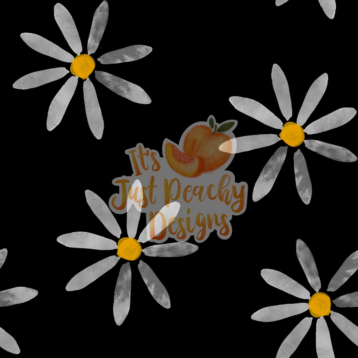 Watercolor Daisies - Multiple Color Options