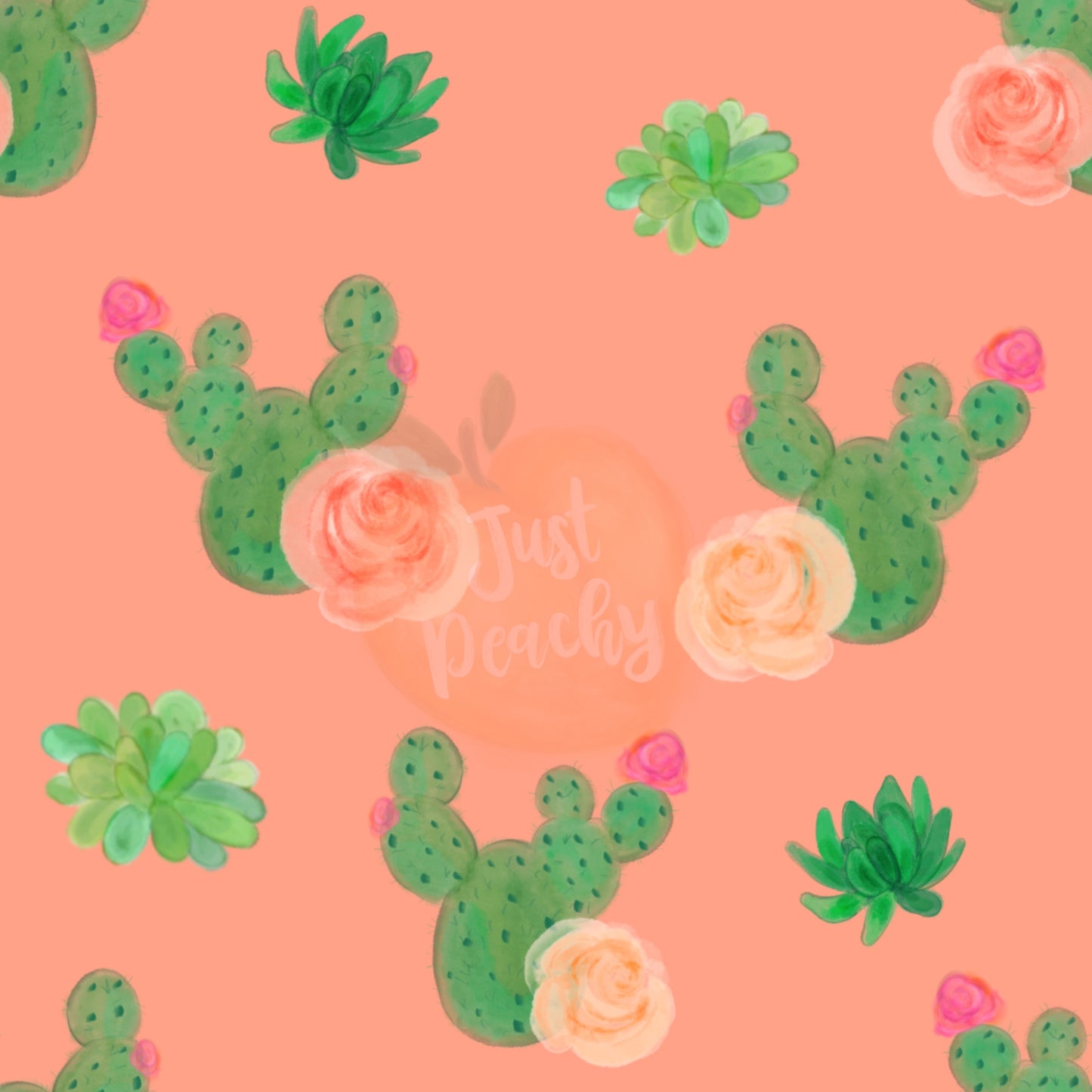 Cactus Floral -Multiple Colors