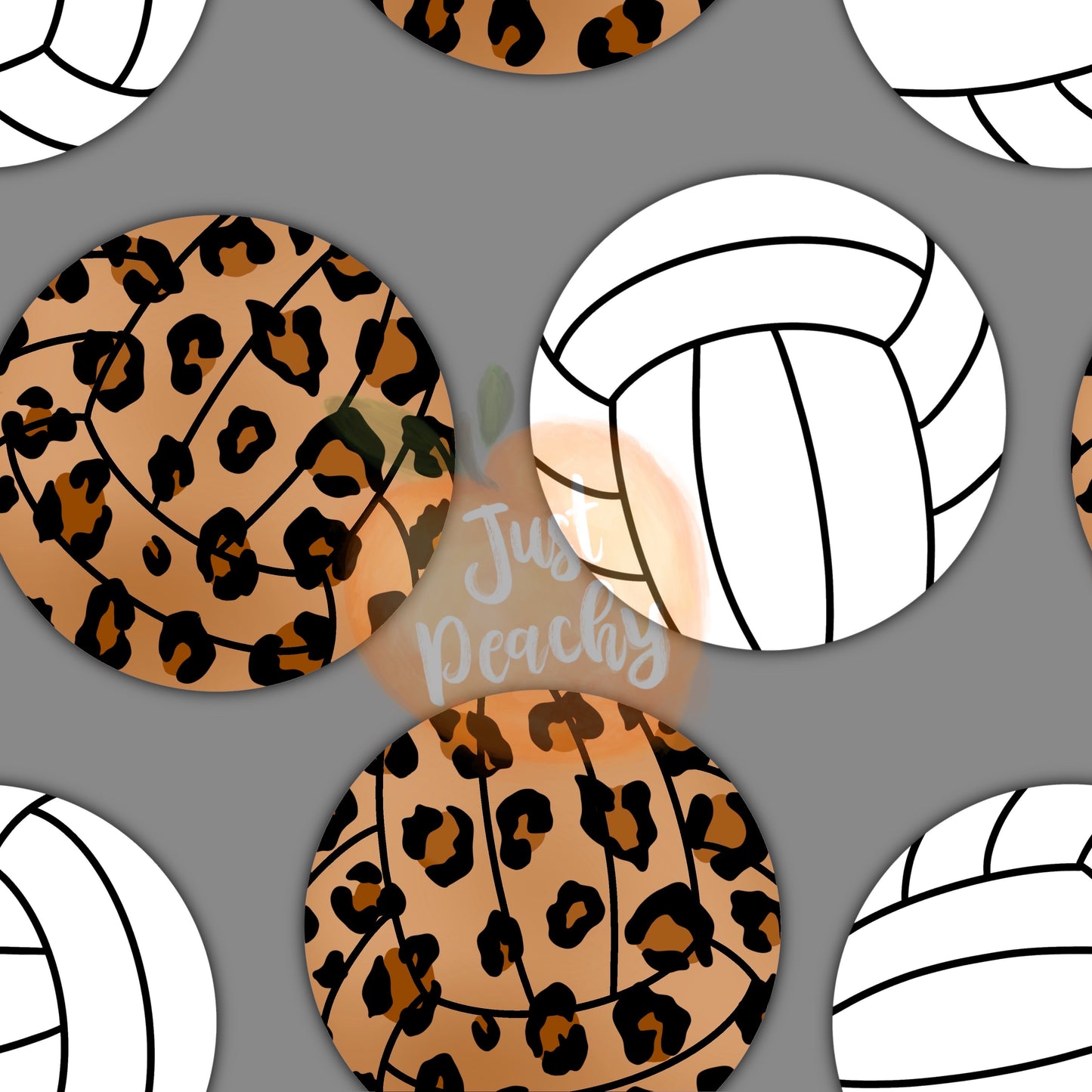 Leopard Volleyballs - Multiple Colors