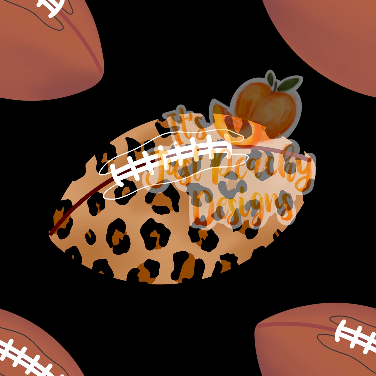 Leopard Footballs - Multiple Colors