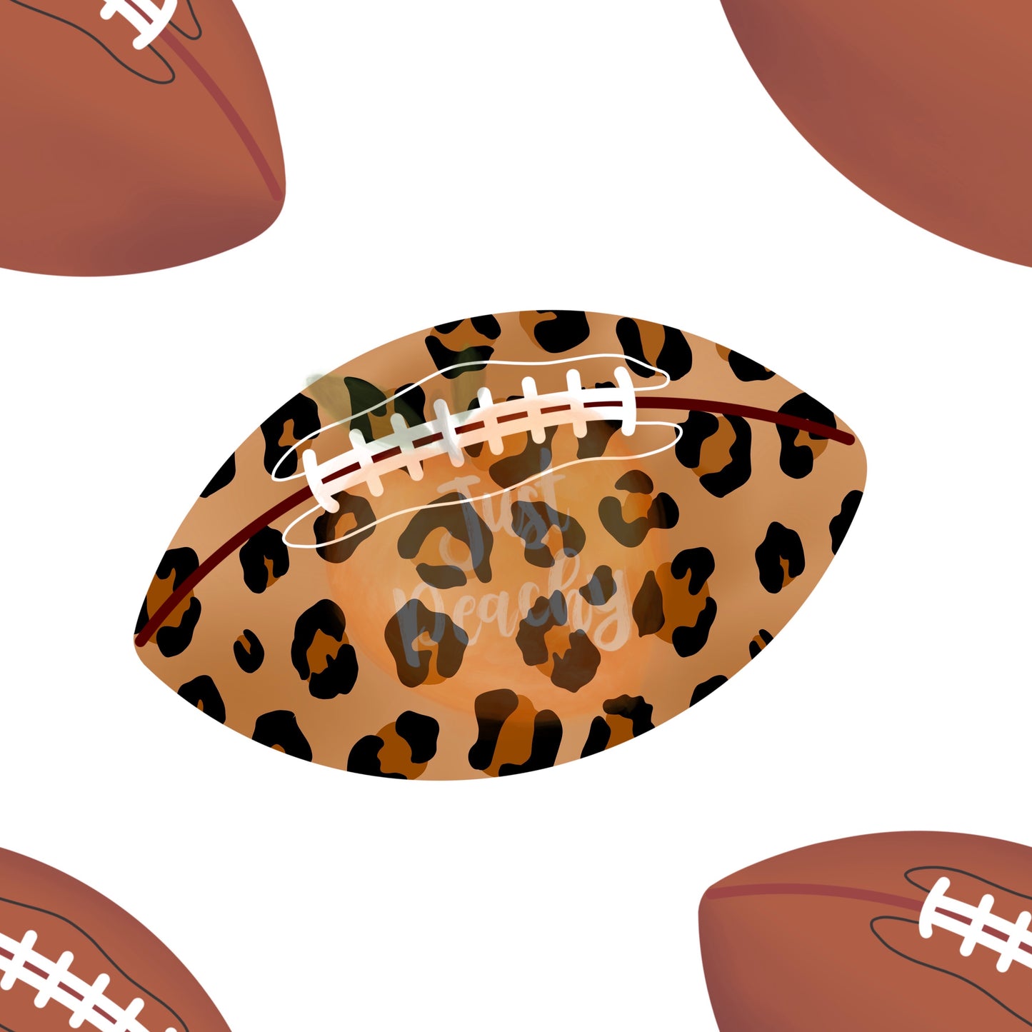 Leopard Footballs - Multiple Colors