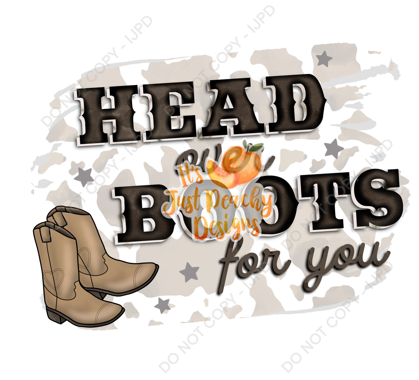 Head Over Boots  PNG - Multiple Options