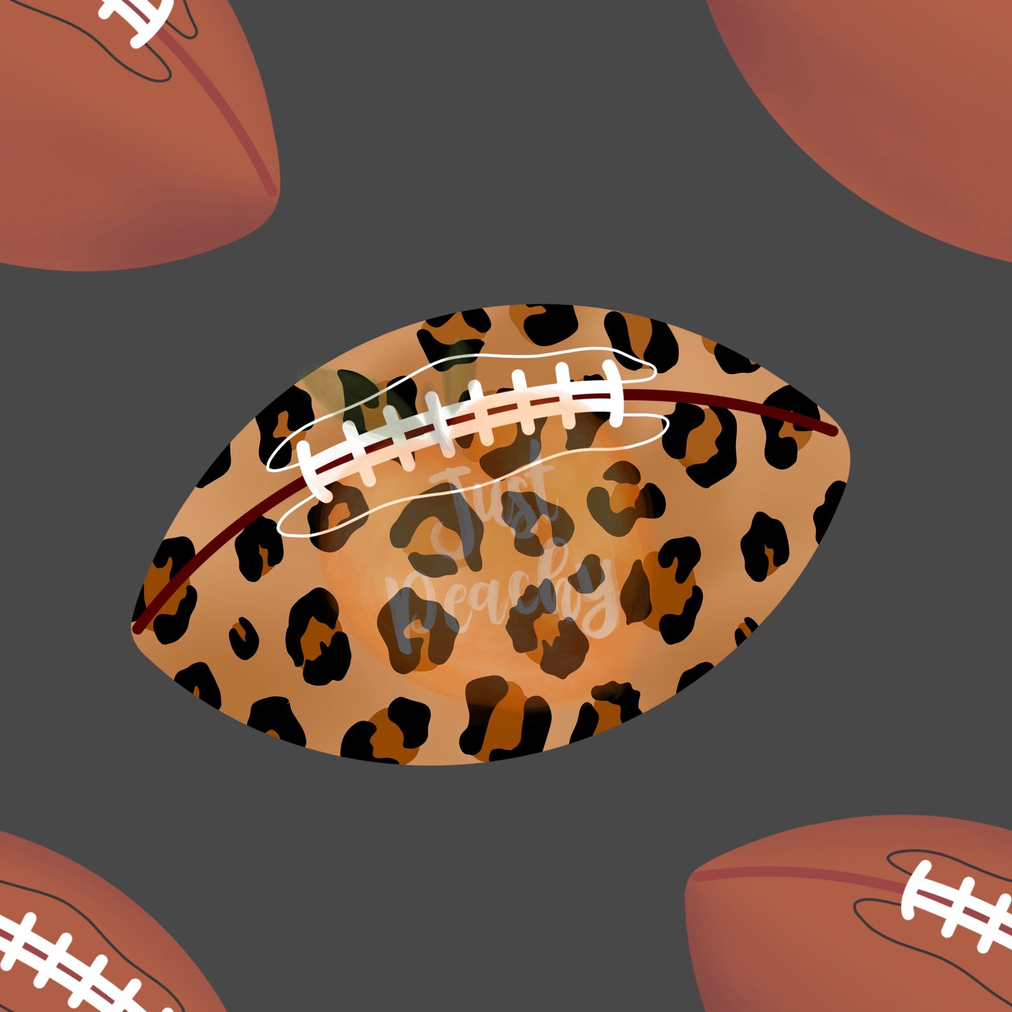 Leopard Footballs - Multiple Colors